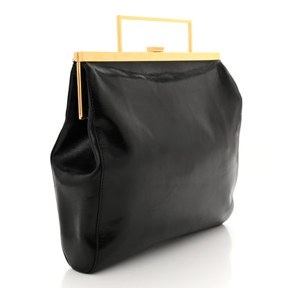 The Row Glossy Nappa Long Harper Black 3 of 14