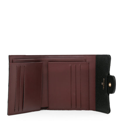 Chanel Caviar Quilted Compact Flap Wallet Black 5 of 9