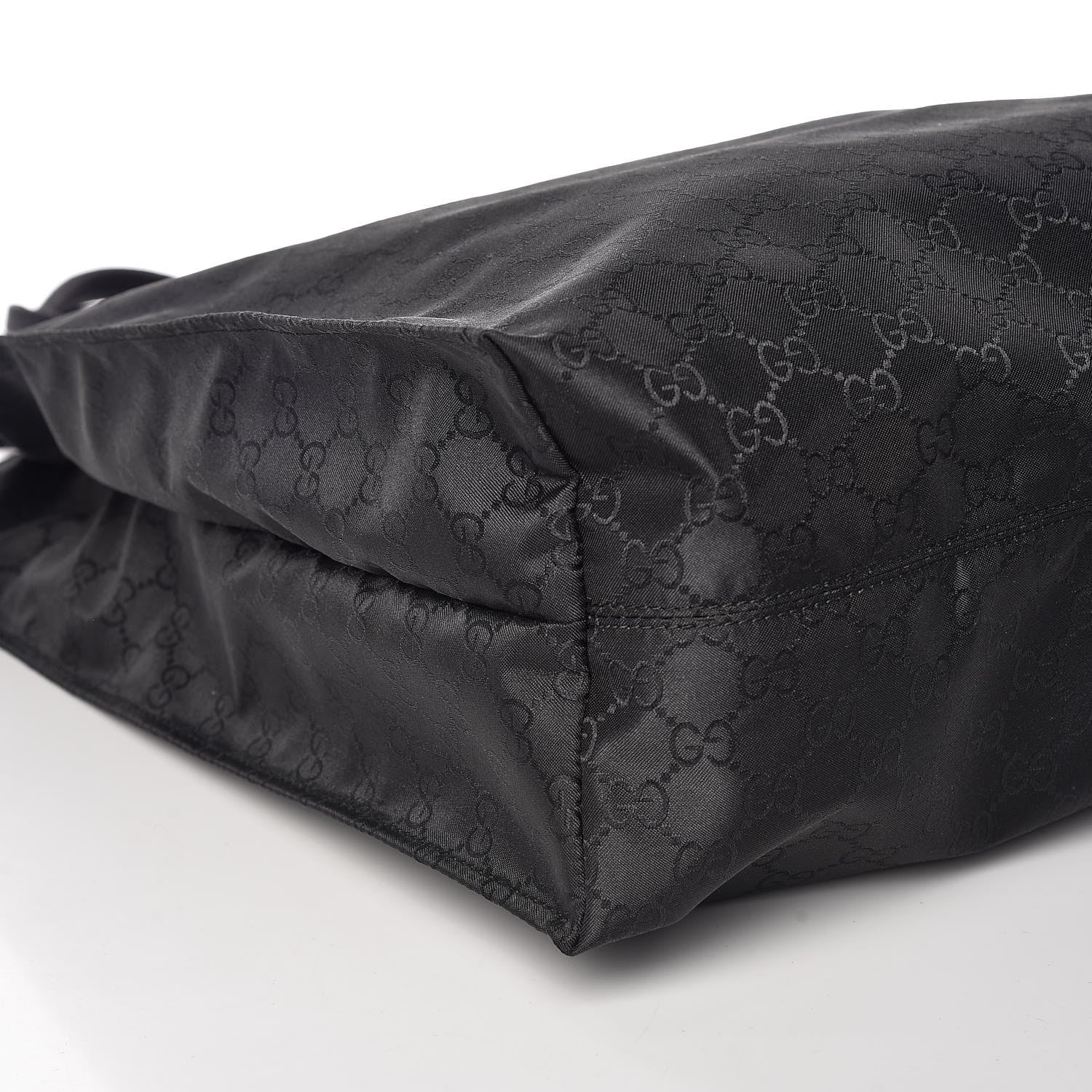 Gucci Nylon Monogram Vertical Tote Black 5 of 9