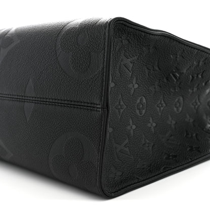 Louis Vuitton Empreinte Monogram Giant Onthego MM Black 9 of 10