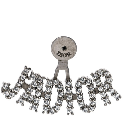 Christian Dior Palladium Crystal J'adior Earrings 3 of 6