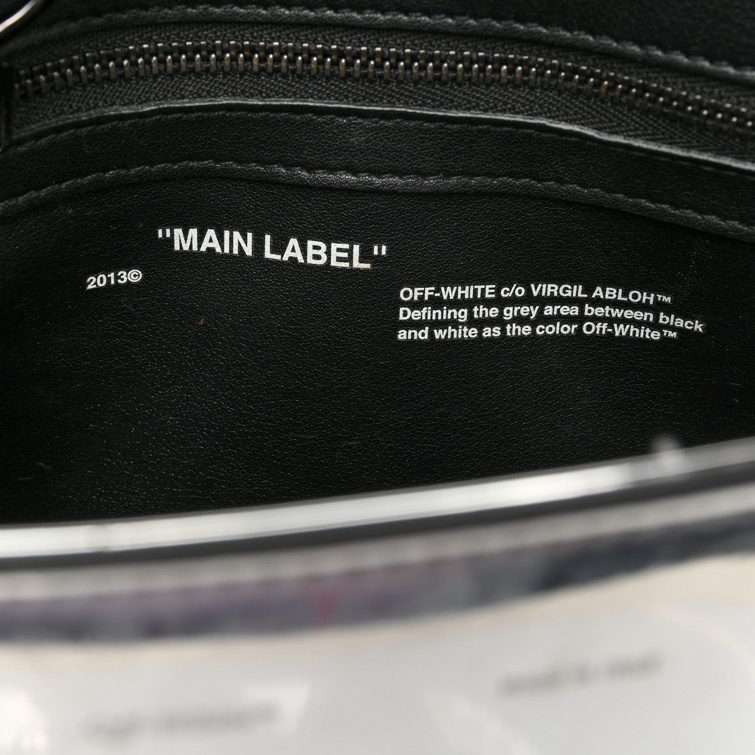 Off-White Patent Mirror Binder Clip Bag Silver 5 of 11