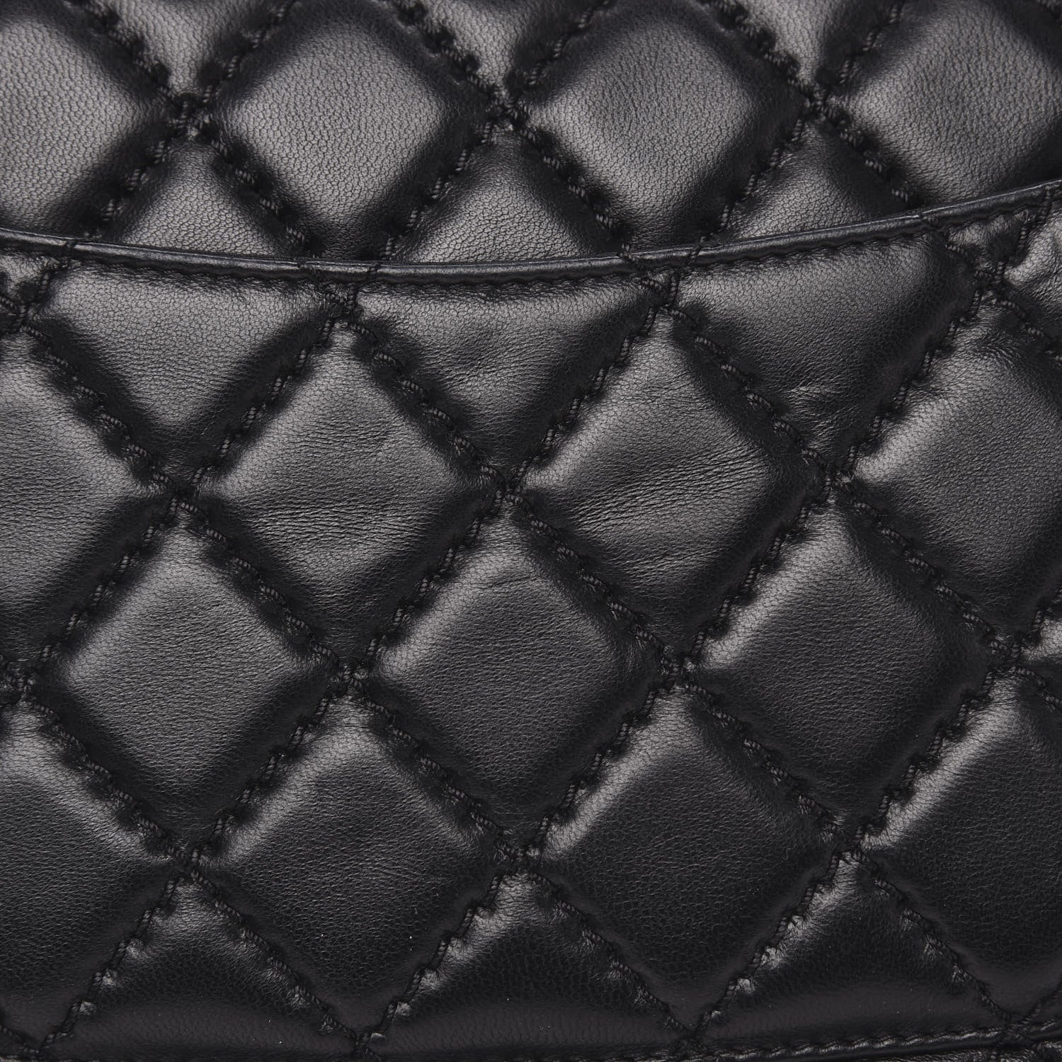 Chanel Lambskin Quilted Jumbo Easy Carry Flap Black 11 of 15