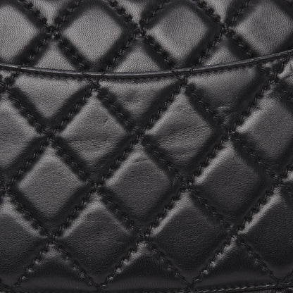 Chanel Lambskin Quilted Jumbo Easy Carry Flap Black 11 of 15
