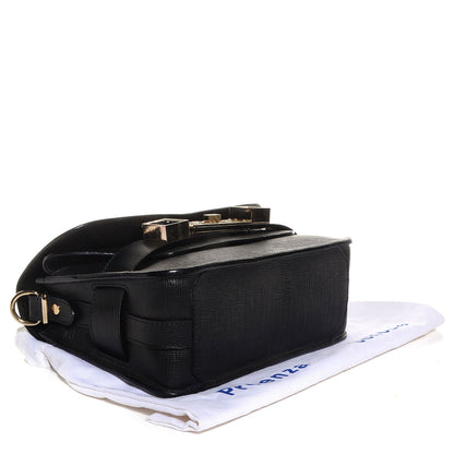 Proenza Schouler Textured Leather Mini PS11 Classic Shoulder Bag Black 4 of 9