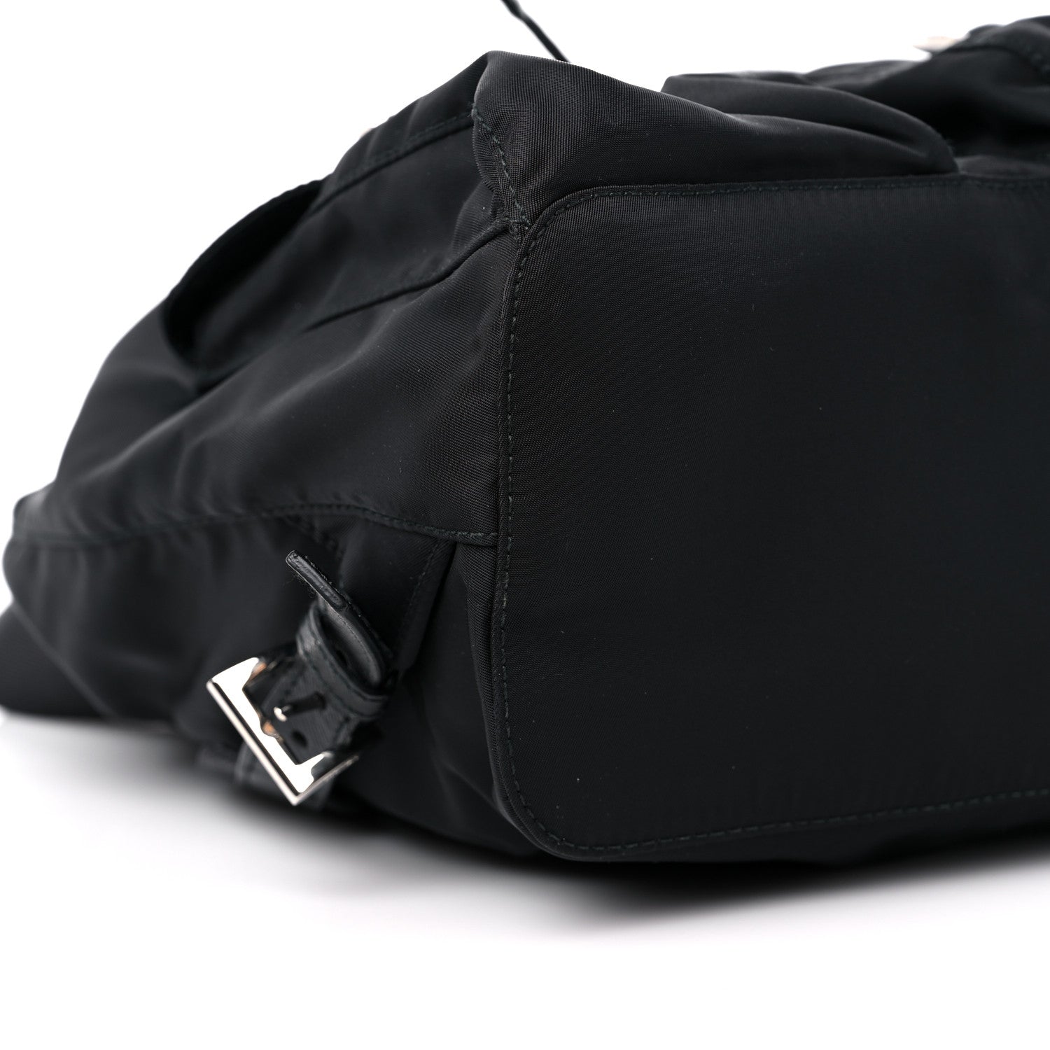 Prada Tessuto Nylon Saffiano Small Backpack Black 7 of 8