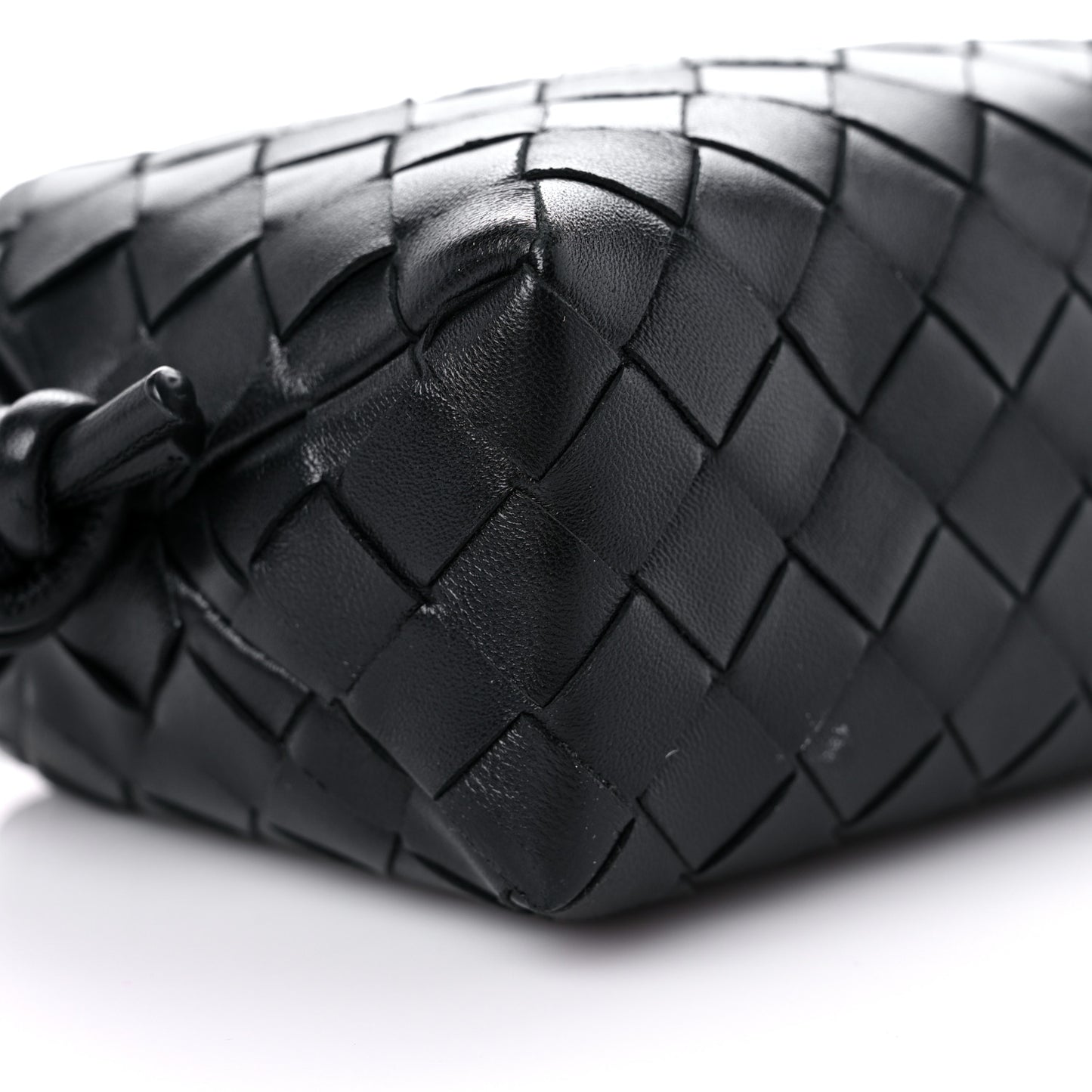 Nappa Intrecciato Mini Loop Camera Bag Black