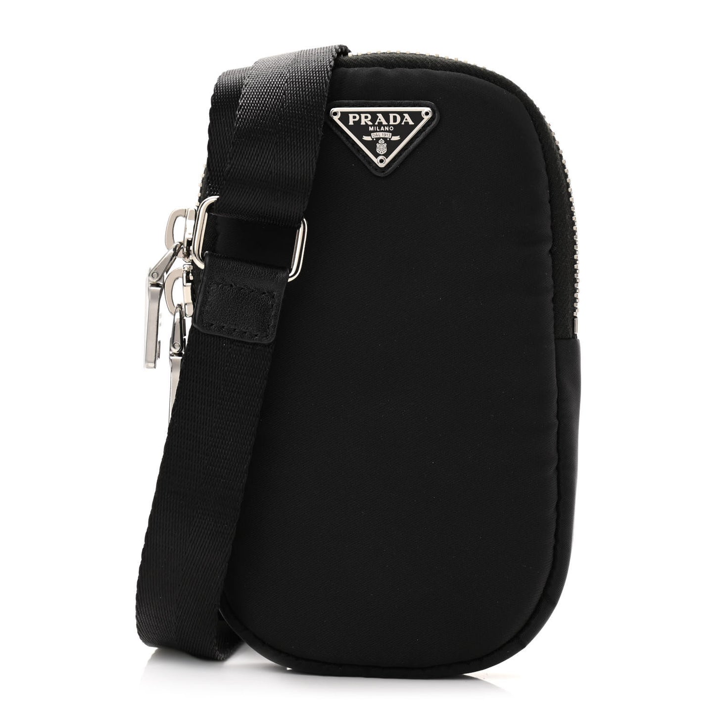 Tessuto Nylon Pocket Mini Bag Black