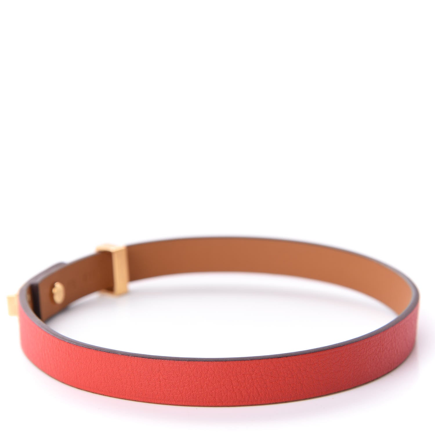 Hermes Swift Mini Dog Double Tour Bracelet T2 Rouge Tomate 6 of 9