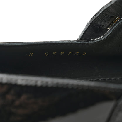 Chanel Patent Goatskin Cap Toe Mary Janes 38 Black 8 of 8