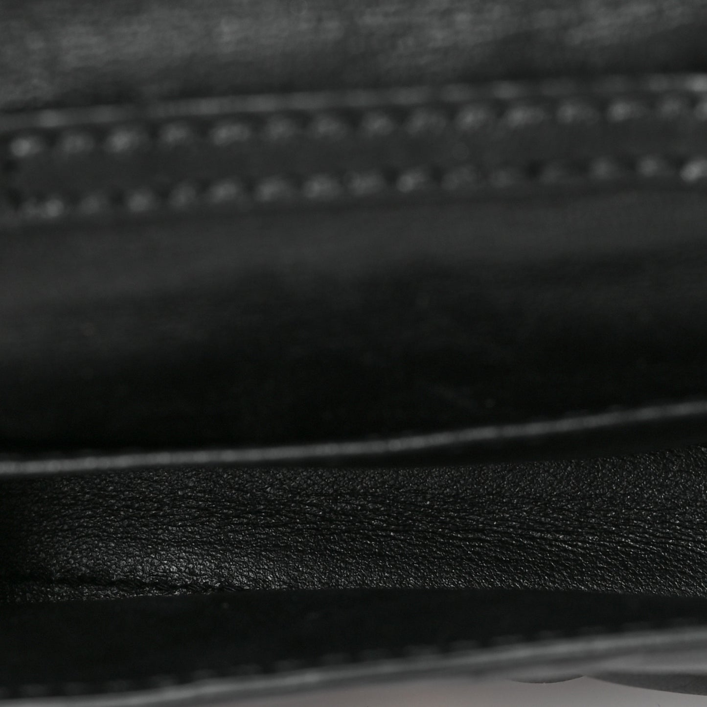 Nappa Matisse FF Embossed Nano Baguette Charm Black