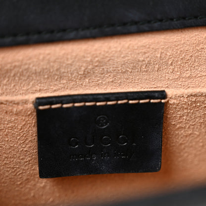 Gucci Guccissima Small Padlock Shoulder Bag Black 6 of 14