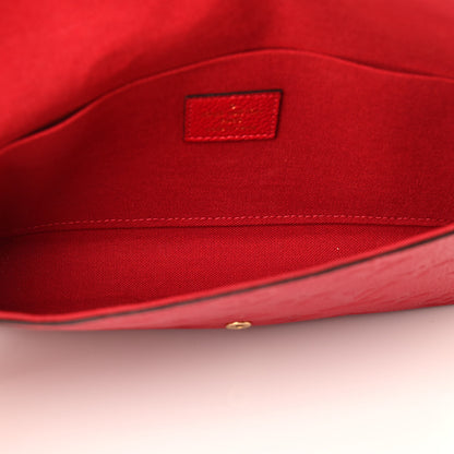 Louis Vuitton Empreinte Pochette Felicie Chain Wallet Cherry 5 of 10