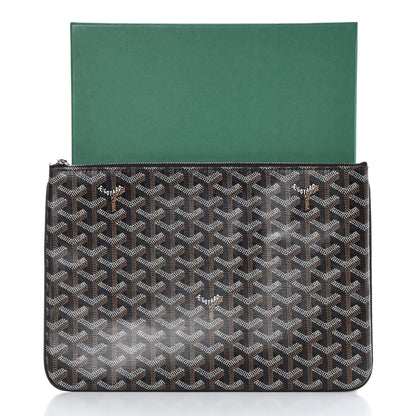 Goyard Goyardine Senat Pochette MM Black 7 of 7