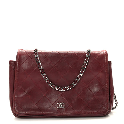Chanel Calfskin Diamond Stitched Flap Red 1 of 11