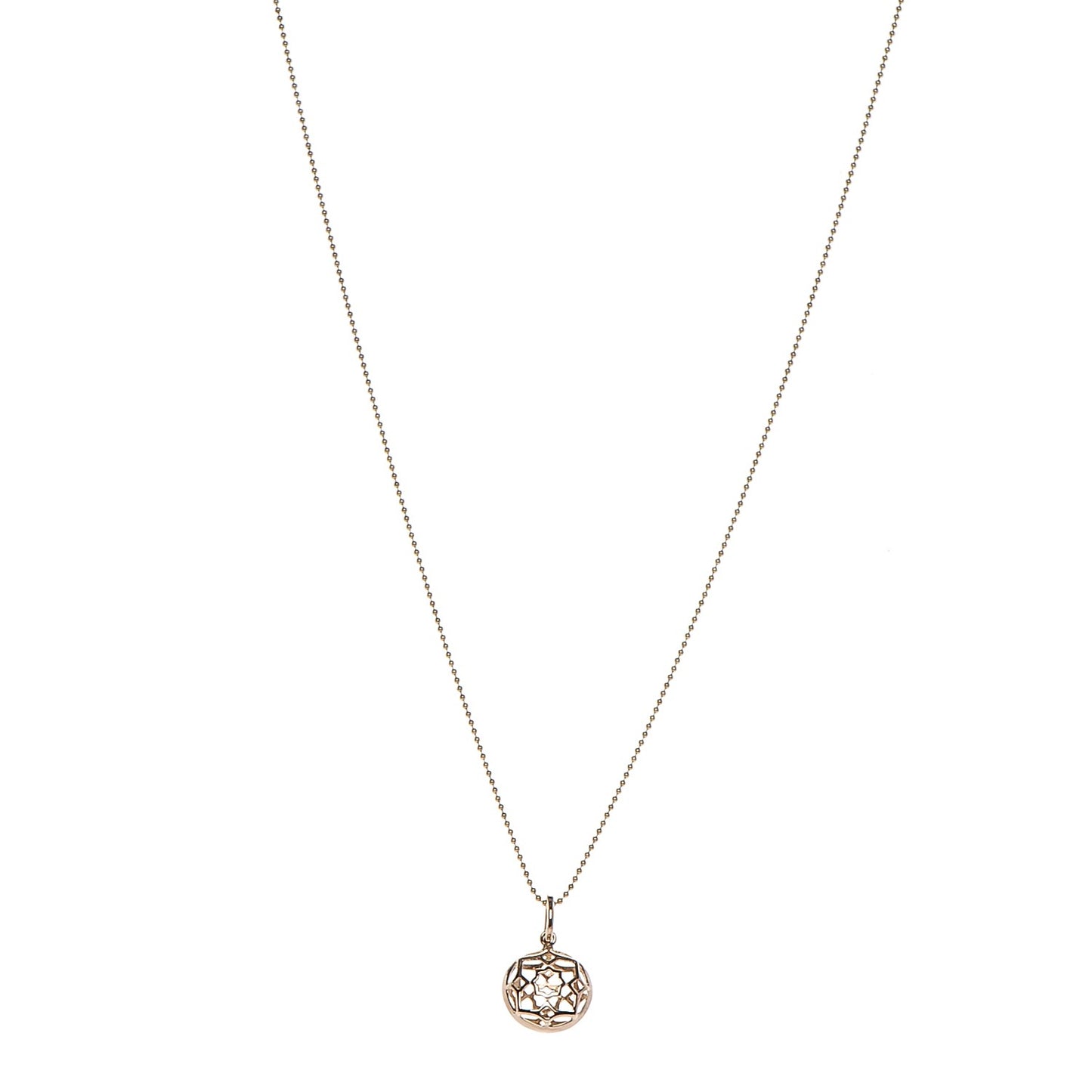 18K Yellow Gold Paloma Picasso Zellige Medallion Pendant Necklace