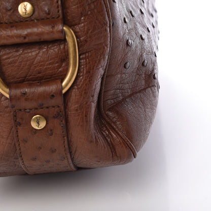Saint Laurent Ostrich Muse Messenger Bag 8 of 14