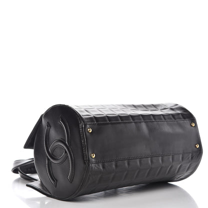 Chanel Lambskin Chocolate Bar Quilted Bag Black 4 of 13