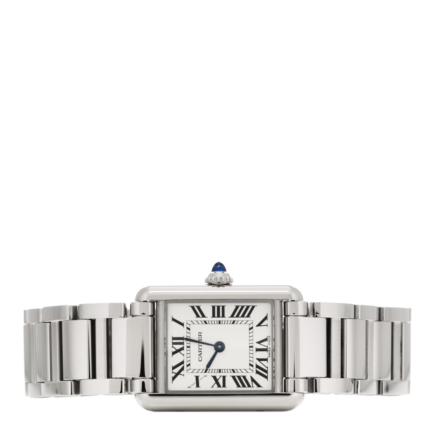 Stainless Steel 22mm Tank Must Quartz Watch