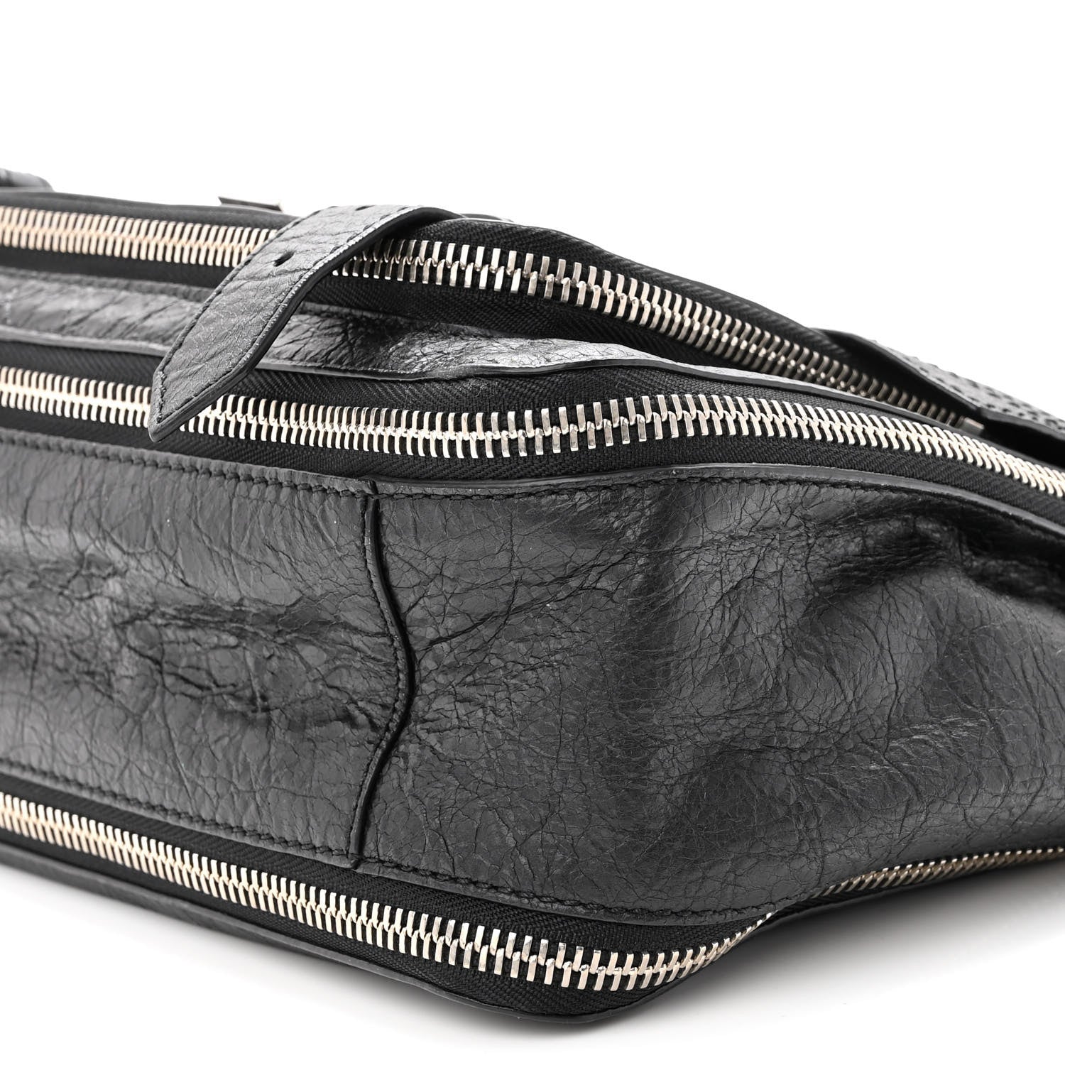 Proenza Schouler Lambskin Medium PS1 Plus Zip Satchel Black 9 of 9