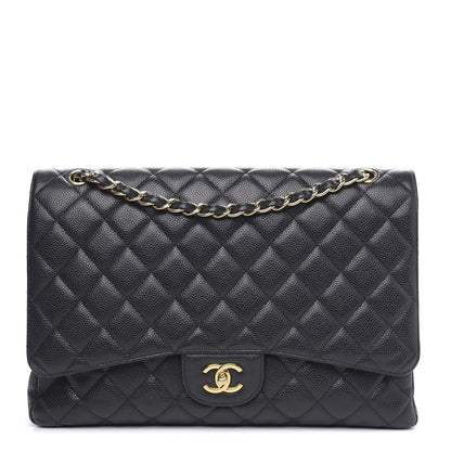 Chanel Caviar Quilted Maxi Single Flap Black 1 of 16