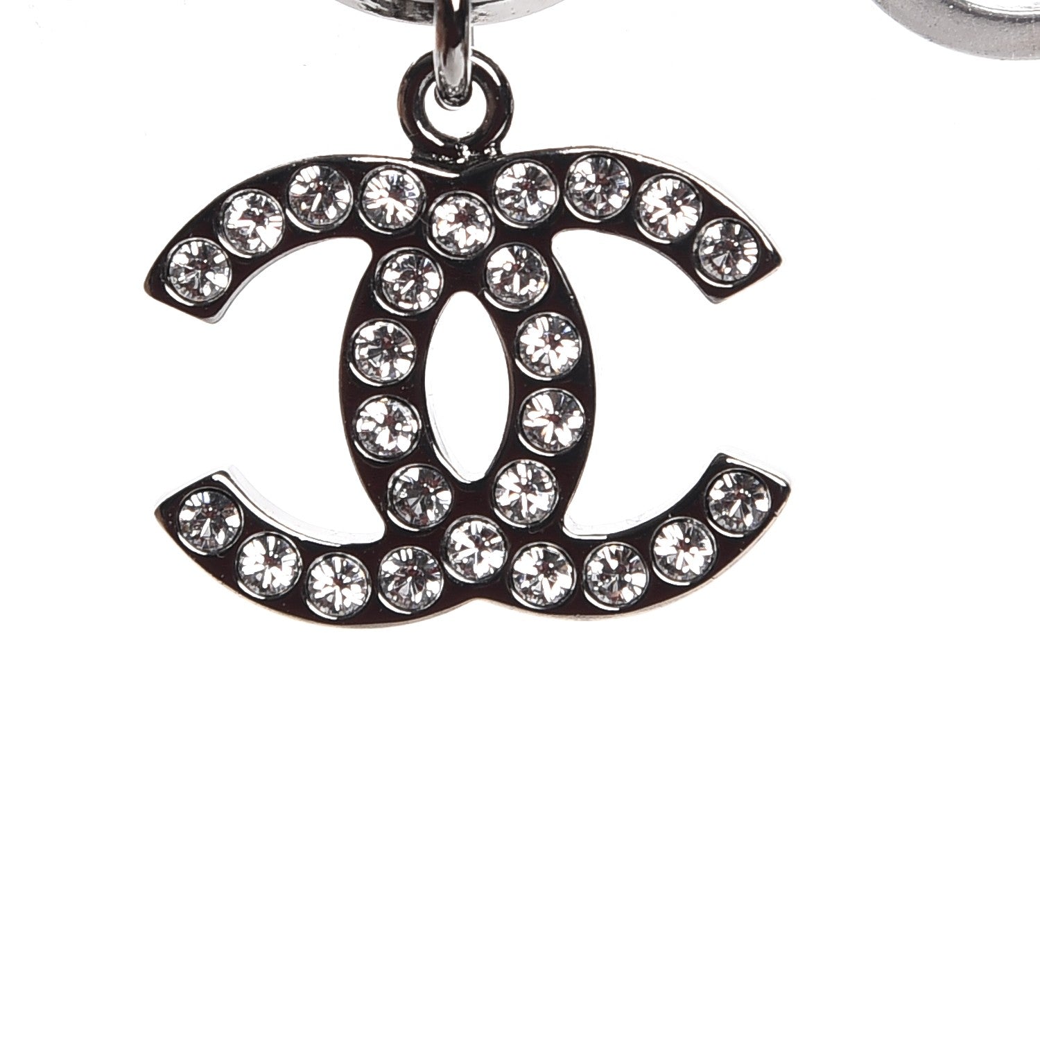 Chanel Ruthenium Crystal CC Star Moon Star Necklace 5 of 7