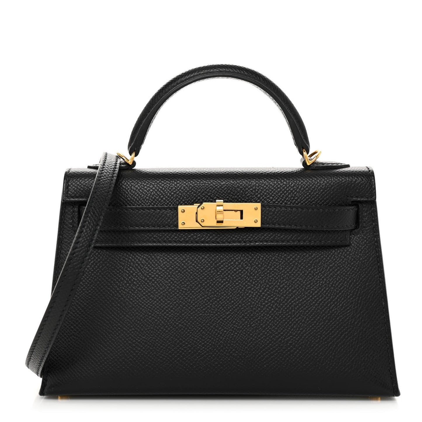 Epsom Mini Kelly Sellier 20 Black