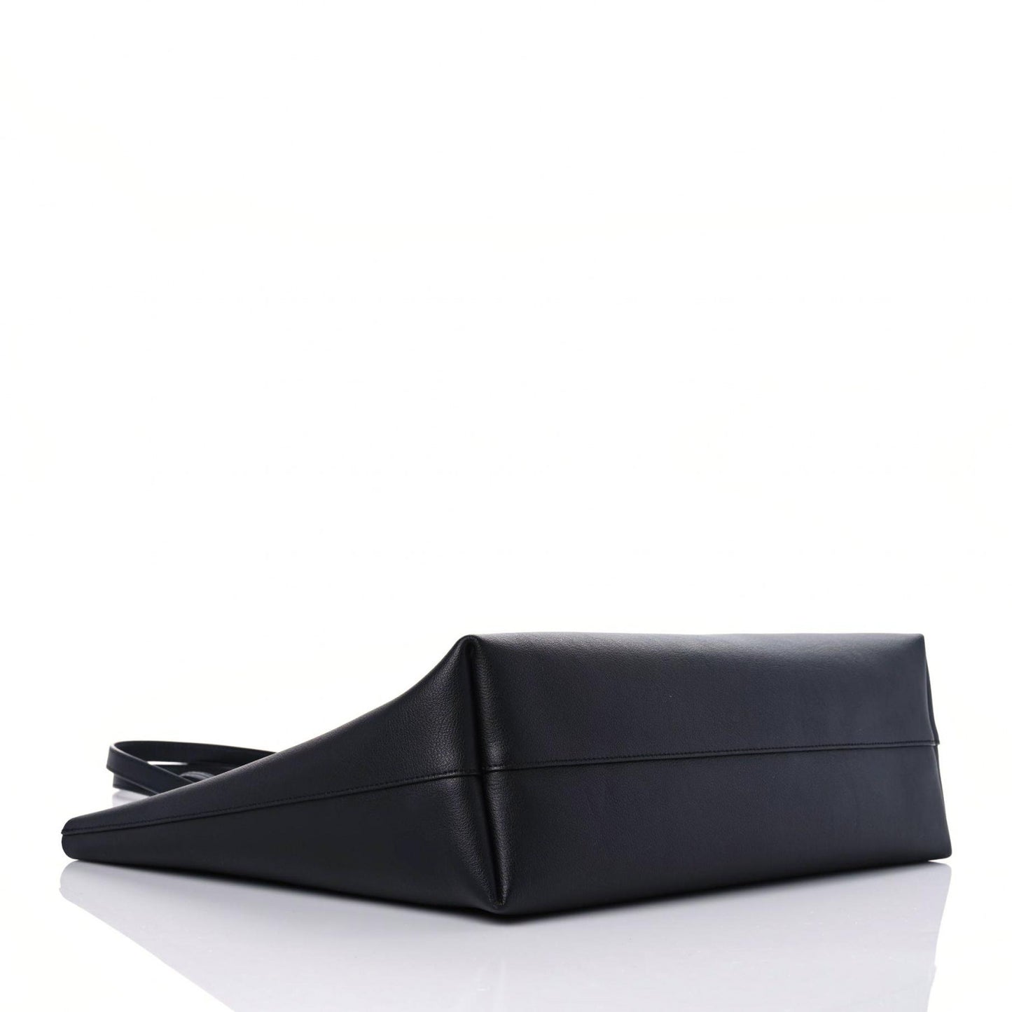 Calfskin Large Shopping Tote Black