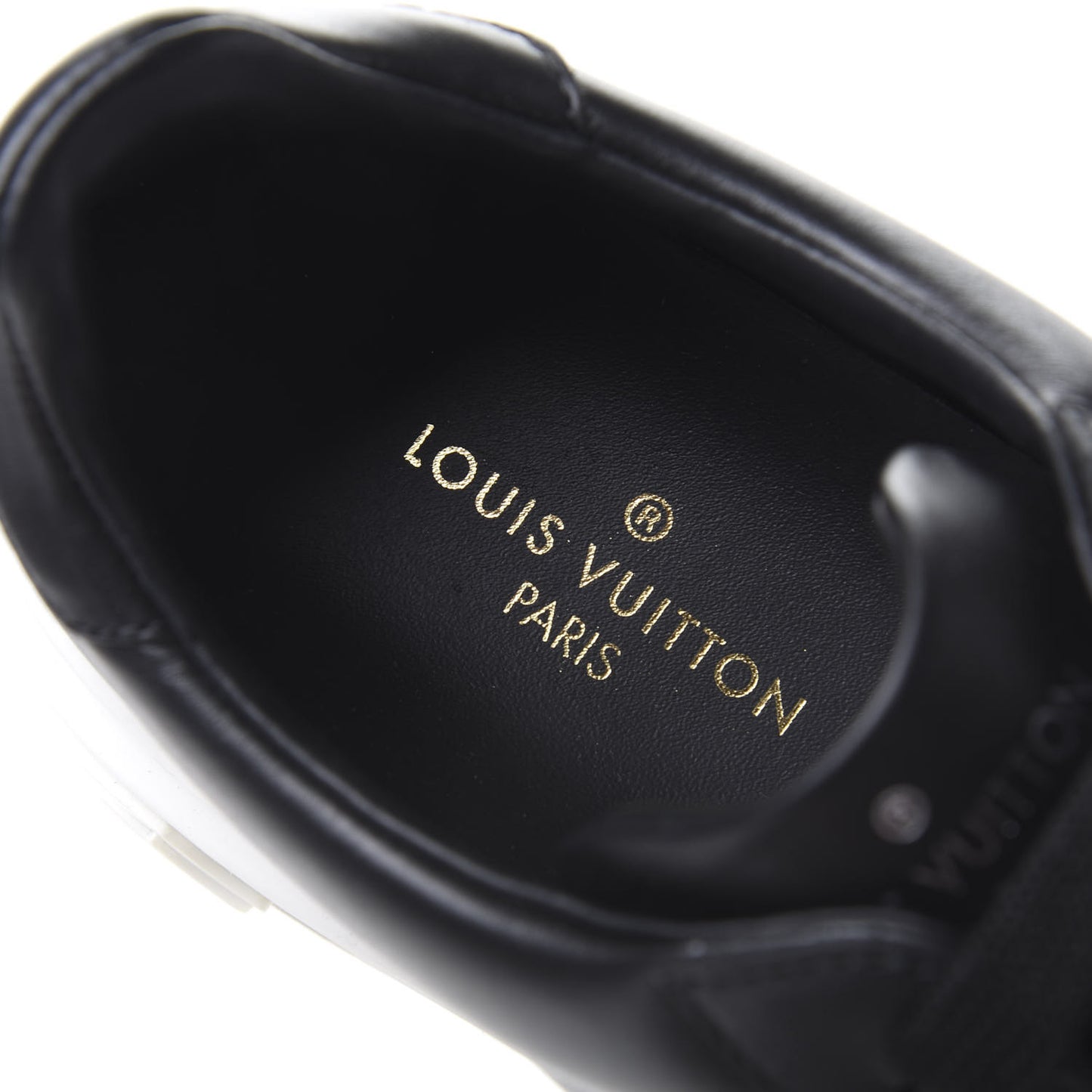 Calfskin Time Out Sneakers 36.5 Black