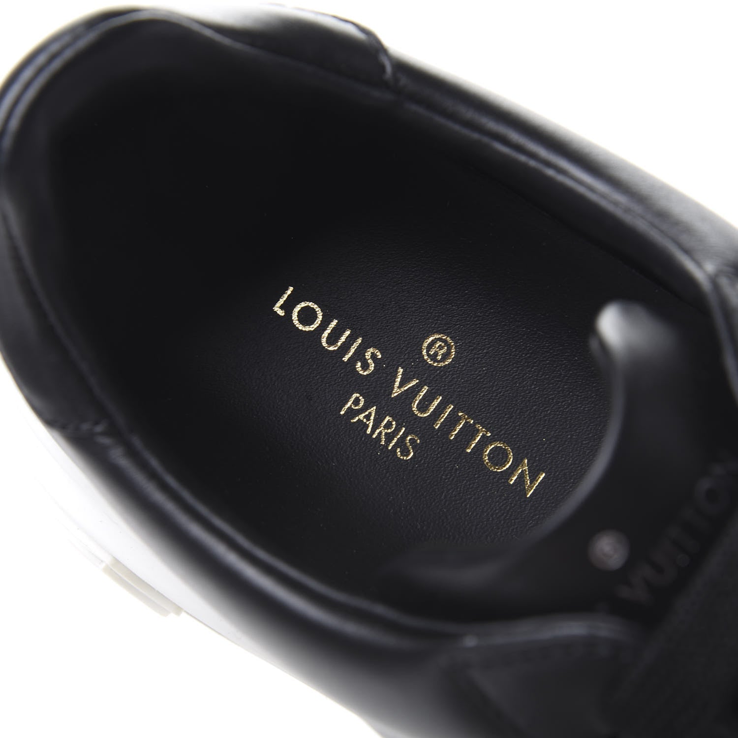 Louis Vuitton Calfskin Time Out Sneakers 36.5 Black 6 of 8