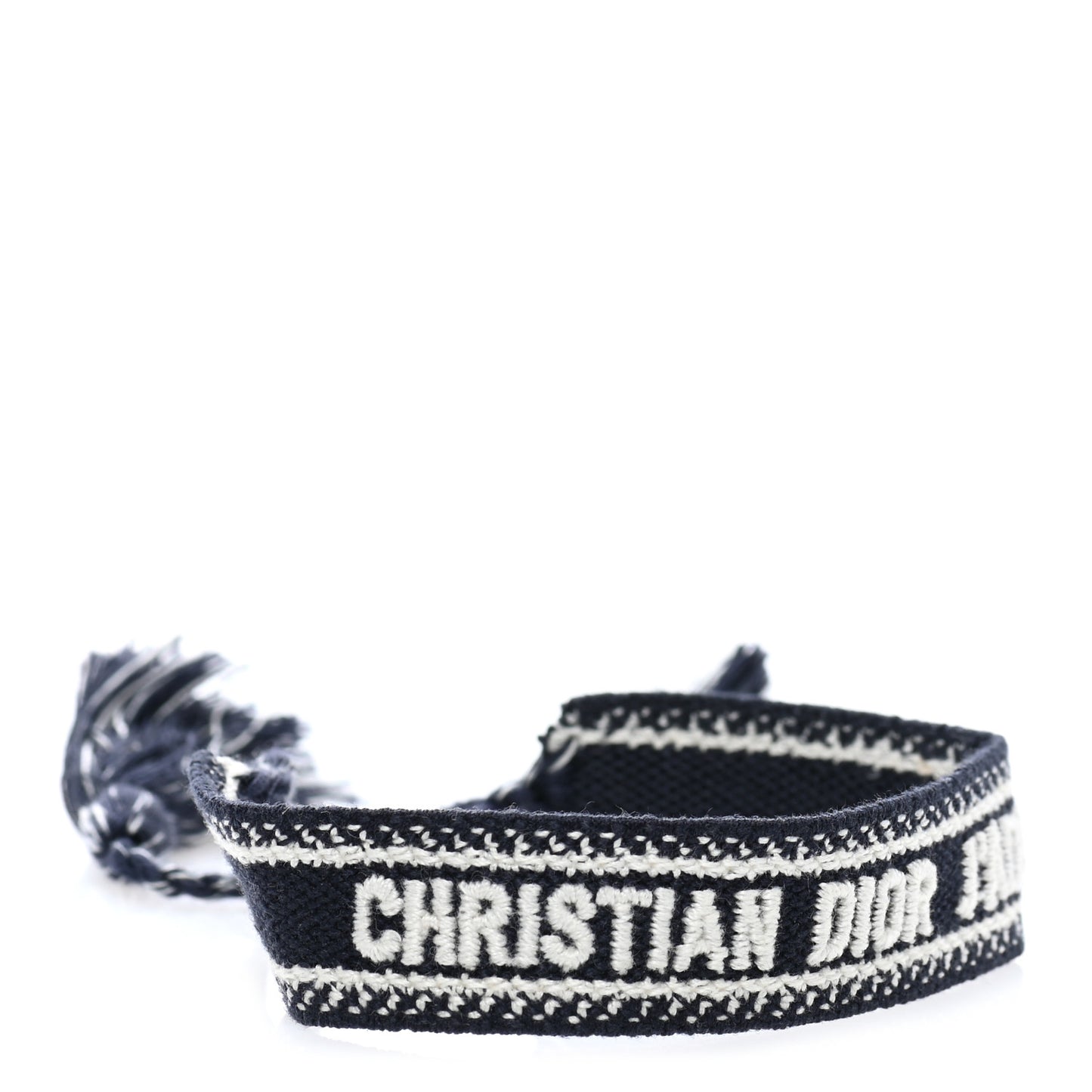 Woven Cotton J'Adior Friendship Bracelet Navy