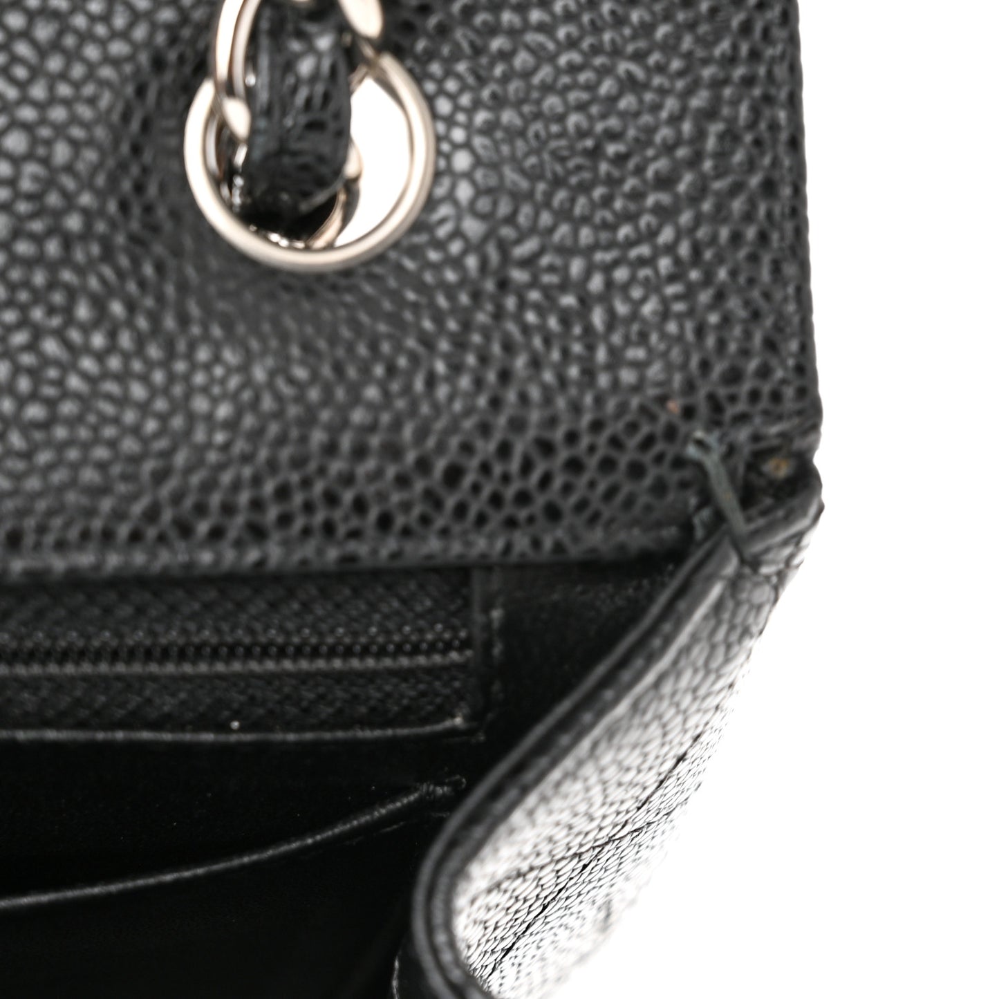 Caviar Quilted Maxi Single Flap Black