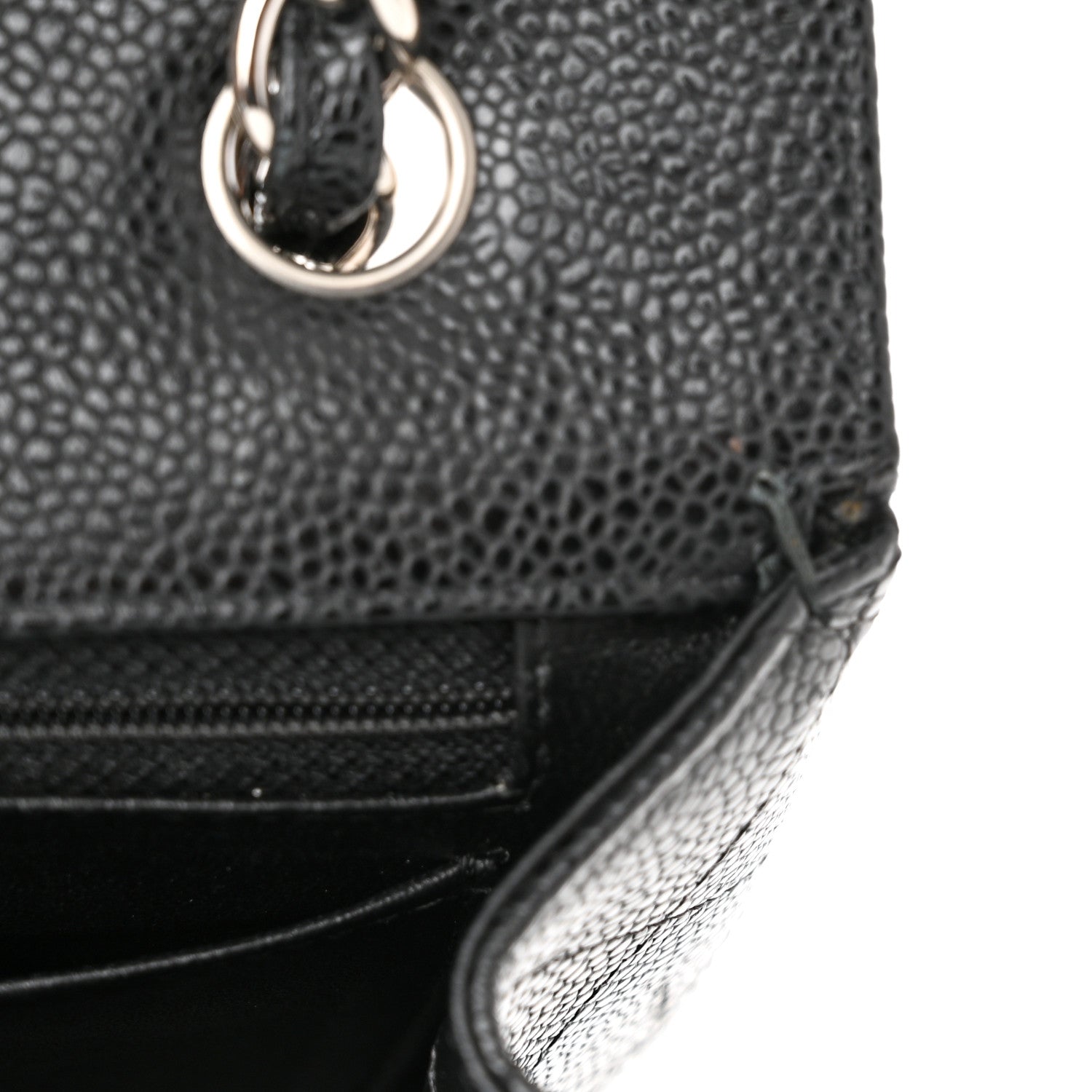 Chanel Caviar Quilted Maxi Single Flap Black 11 of 12
