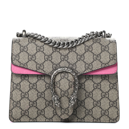 Gucci GG Supreme Monogram Mini Dionysus Shoulder Bag Pink 1 of 14