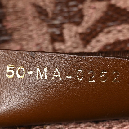 Christian Dior Canvas Embroidered Brocart Saddle Bag Metallic Pink 7 of 10