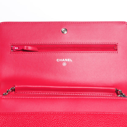 Chanel Caviar Timeless Wallet on Chain WOC Pink 6 of 8