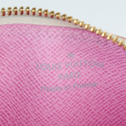 Louis Vuitton Monogram Multicolor Key Pouch White Litchi 5 of 6