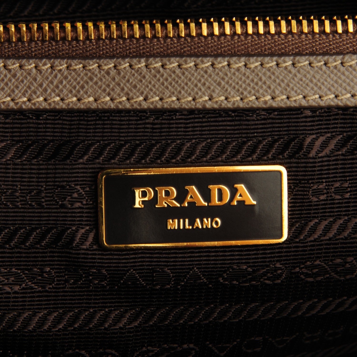 Prada Saffiano Lux Bowler Argilla 6 of 9