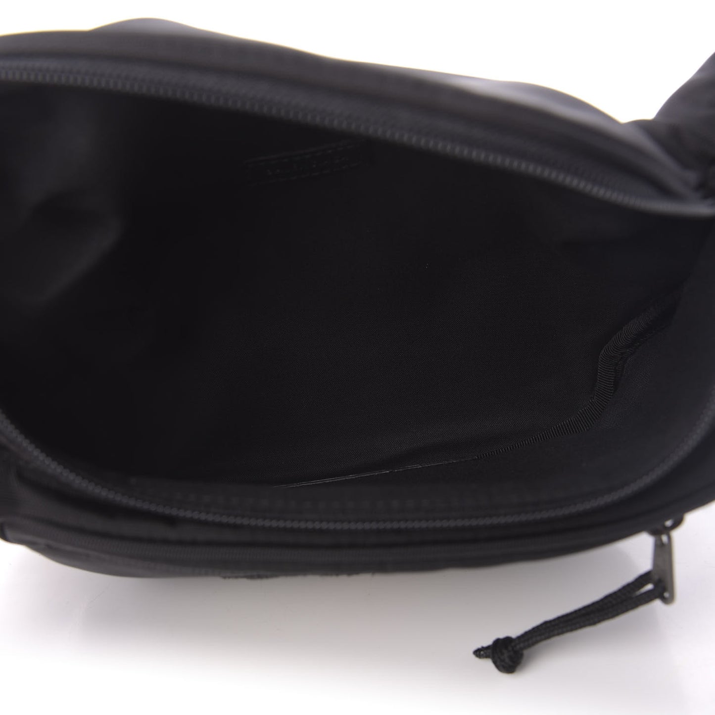 Nylon Logo Embroidered Explorer Beltpack Black
