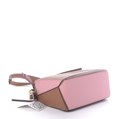 Loewe Calfskin Small Puzzle Bag Tan Medium Pink 4 of 10