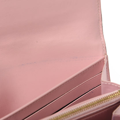 Louis Vuitton Vernis Sarah Wallet NM Rose Ballerine 6 of 8