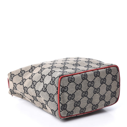 Gucci Monogram GG Pochette Shoulder Bag Navy 3 of 9