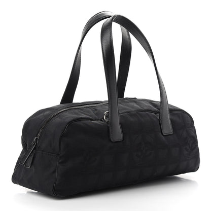 Chanel Nylon Travel Bowler Black 3 of 11