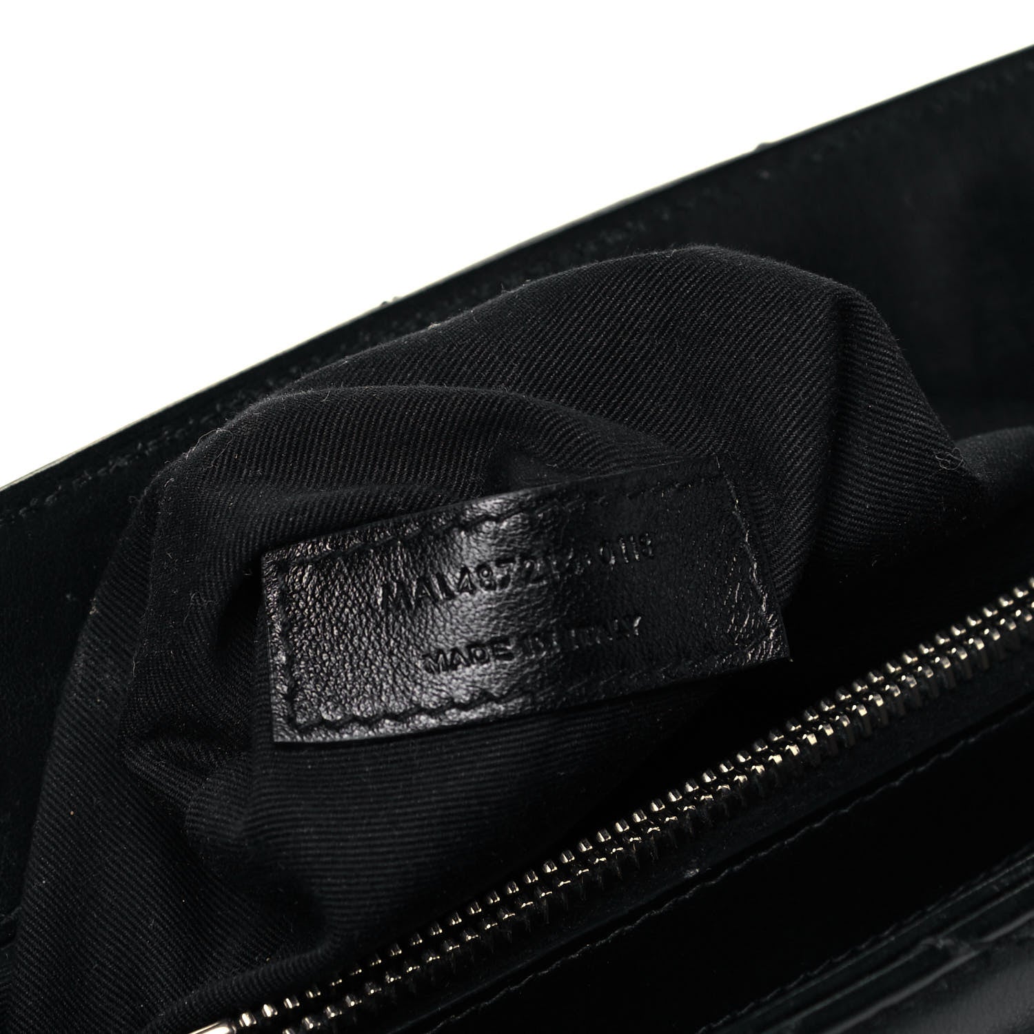 Saint Laurent Calfskin Y Quilted Monogram Medium Loulou Chain Satchel Black 7 of 9
