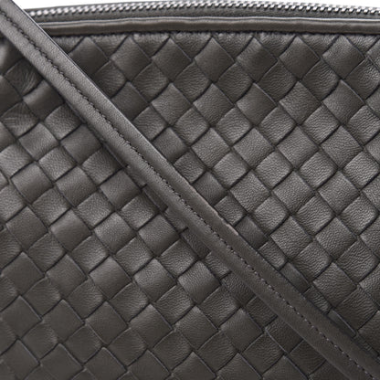 Bottega Veneta Nappa Intrecciato Pillow Crossbody Messenger Light Grey 12 of 13