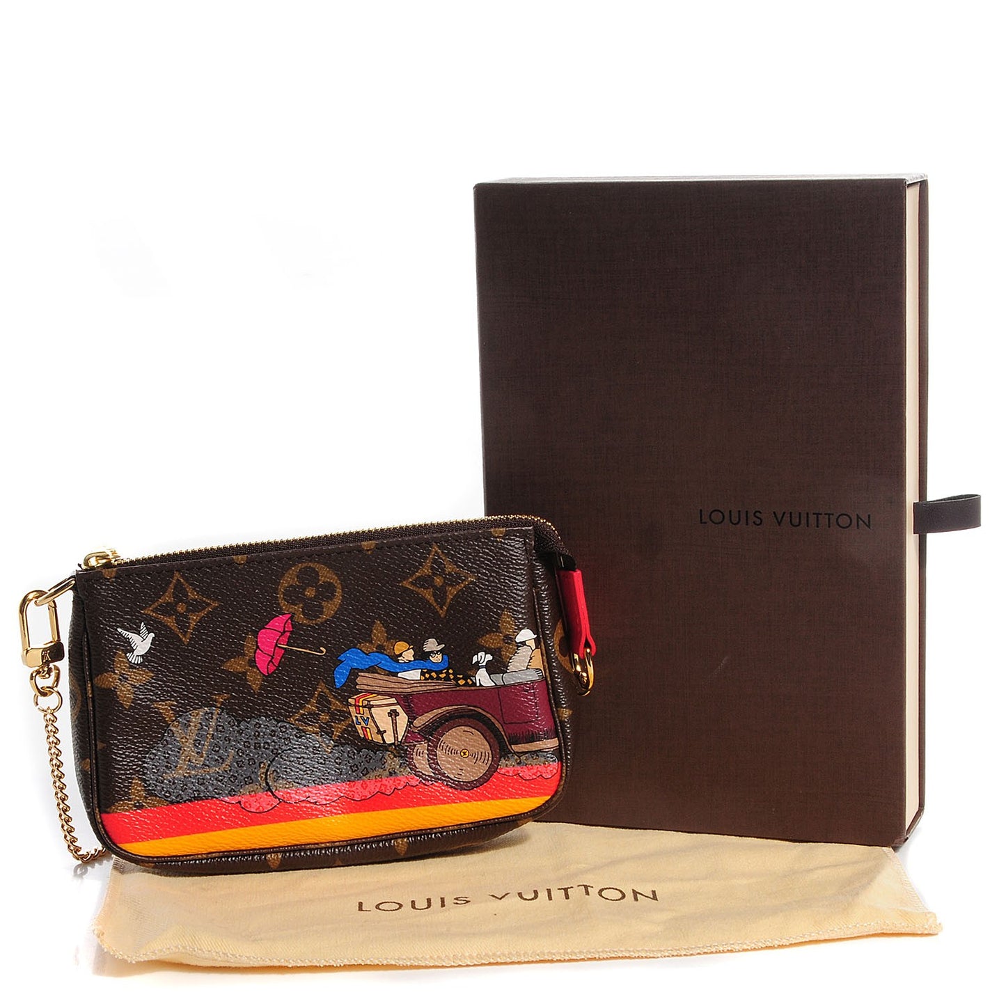 Monogram 2015 Christmas Animation Mini Pochette Accessories