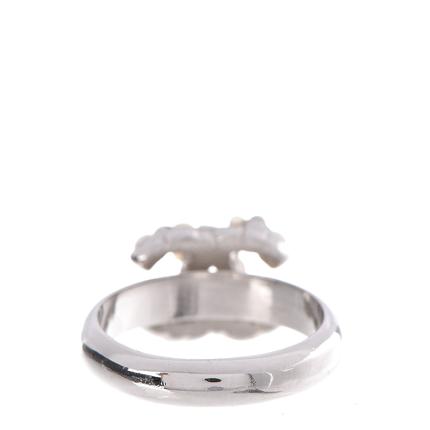 Pearl CC Ring 7 Silver