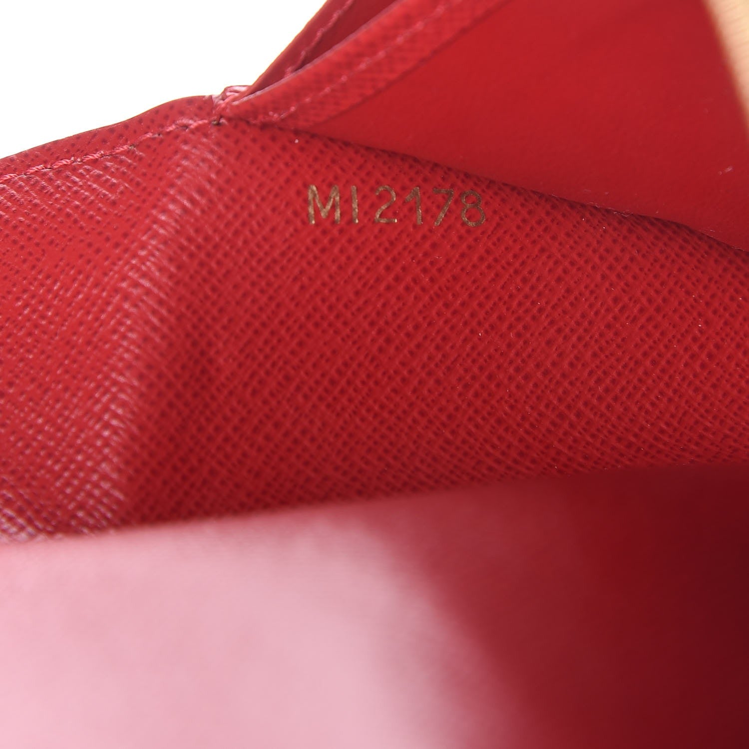 Louis Vuitton Damier Ebene Studded Sarah Wallet NM Cherry 7 of 8