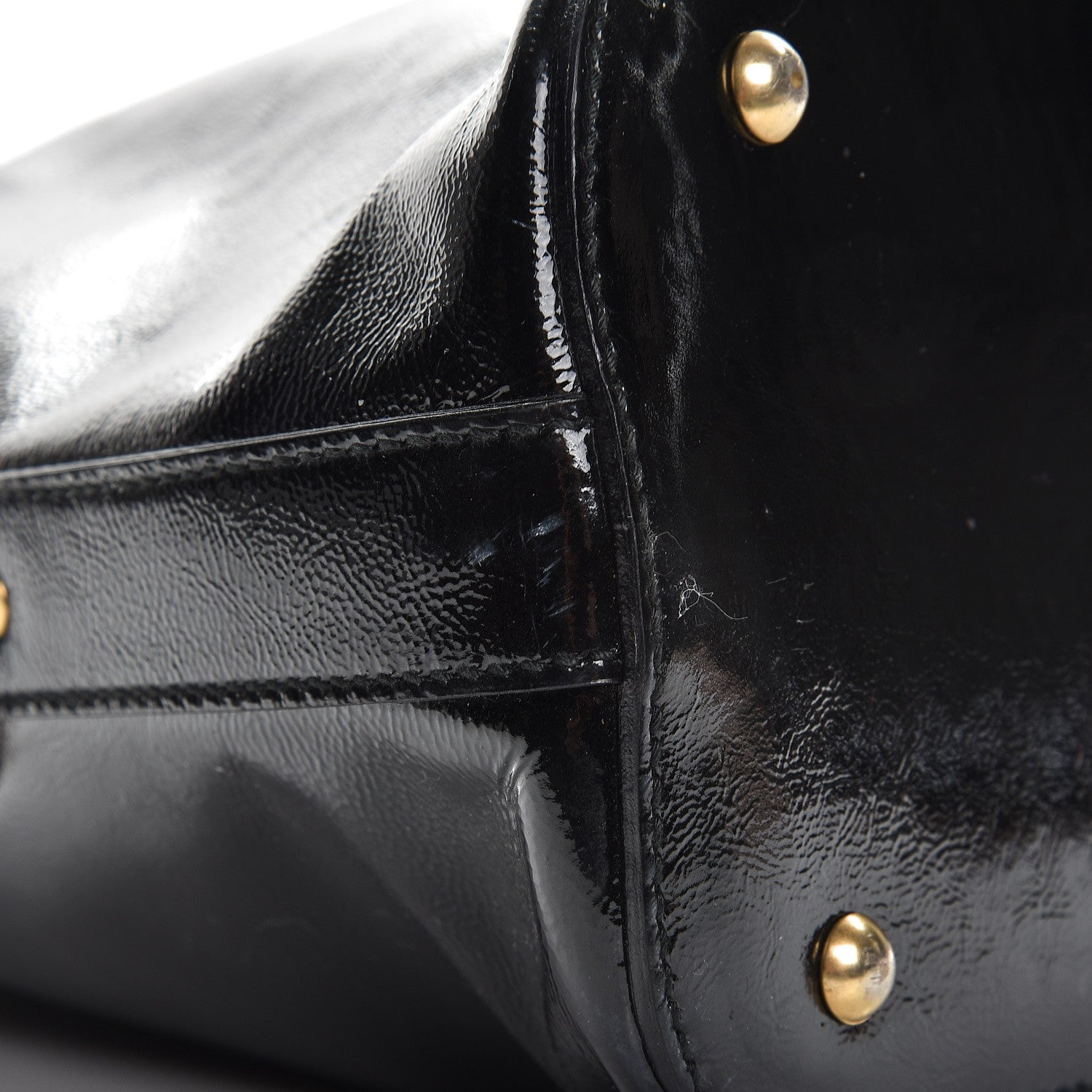Saint Laurent Patent Oversized Muse Black 8 of 10