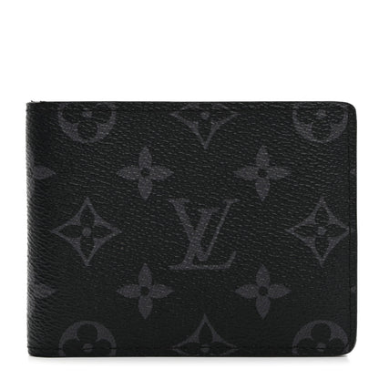Louis Vuitton Monogram Eclipse Slender Wallet 1 of 6